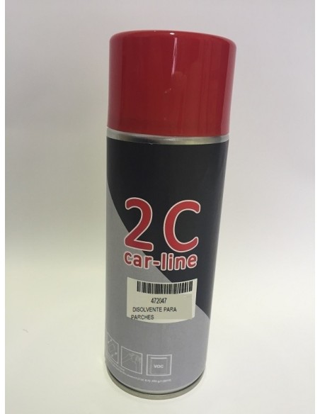 SPRAY 2C DISOLVENTE DE PARCHES PARA BARNIZ/PINTURA 2K 400 ml.