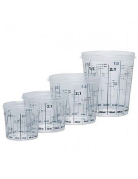 VASO DE MEZCLA CON TAPADERA PARA PINTURA