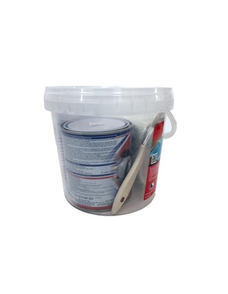 KIT FIBRA POLIESTER 1m2 + RESINA 1 Kg. + Peróxido 20 cc + Pincel.