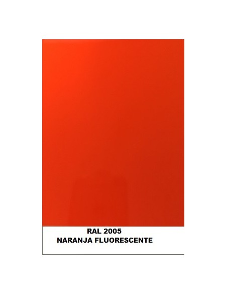 Pintura Fluorescente Bicapa disolvente color confeccionado