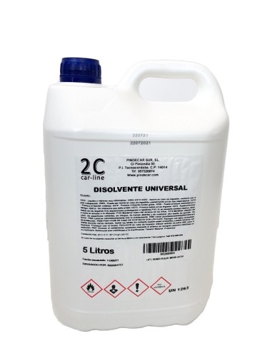 Disolvente 2C Universal U30 5 L. Plástico