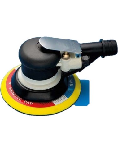 LIJADORA DE PALMA SANDER NEUMATICA AT-991L incluye plato velcro Ø 150 mm - Tienda Pinturas
