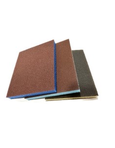 ESPONJA ABRASIVA DOBLE CARA (100X112MM) -AKROON-