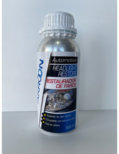POLÍMERO LÍQUIDO RESTAURADOR DE FAROS 600 ml. AKROON