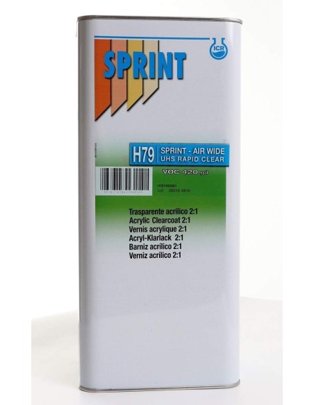 Barniz acrílico automoción uhs secado al aire icr sprint h79