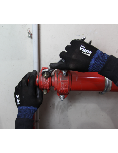 GUANTE SIN COSTURAS DE NAILON CON RECUBRIMIENTO DE POLIURETANO-  PU1400 ECO-PU- JUBA