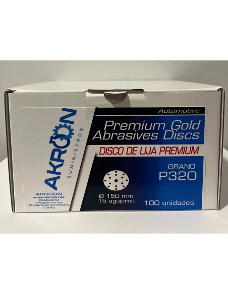 DISCO LIJA VELCRO DIAMETRO Ø 150MM-  AKROON