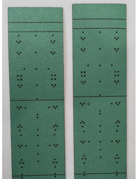 TIRA LIJA GARLOPA VELCRO 70x420mm HELIX GREEN