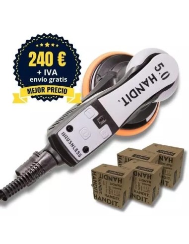 LIJADORA ELECTRICA HANDIT BRUSSLESS 350W  Ø 150 mm ORBITA 5