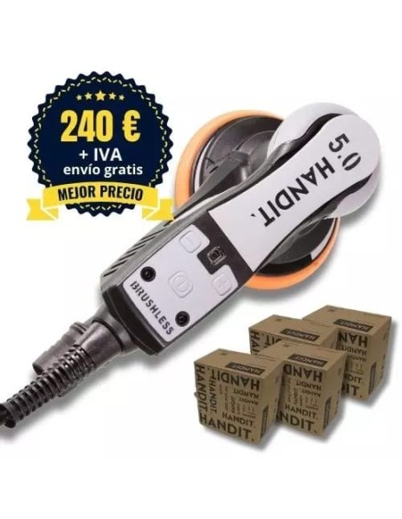 LIJADORA ELECTRICA HANDIT BRUSSLESS 350W  Ø 150 mm ORBITA 5