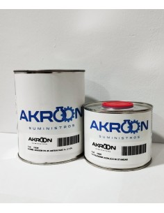 Barniz Acrílico HS Anti-Rayado BRILLANTE  1 L. + Catalizador 500 ml.