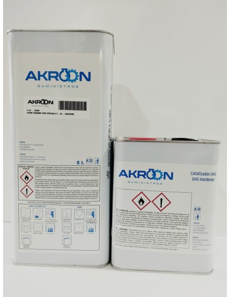 BARNIZ UHS 2K VOC. 420 5L. + Catalizador UHS 2,5 L.- AKROON