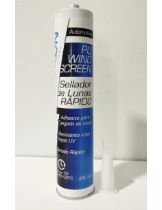 ADHESIVO PEGADO LUNAS POLIURETANO - AKROON -   cartucho 310 ml.