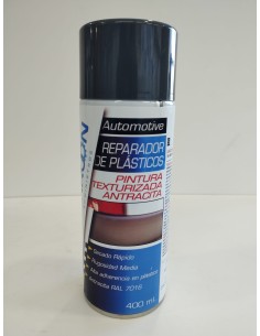 SPRAY 1K TEXTURADO PLASTICOS ANTRACITA 400 ML