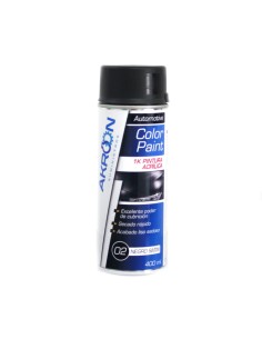 SPRAY PINTURA ACRILICA NEGRO SATINADO 400 ML