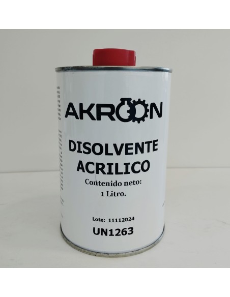 DISOLVENTE DILUYENTE ACRÍLICO 1 L. NORMAL