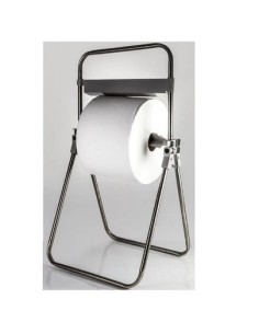 SOPORTE BOBINA PAPEL SUELO ACERO INOXIDABLE