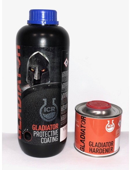 YA1 GLADIATOR NEGRO KIT A+B  1 L