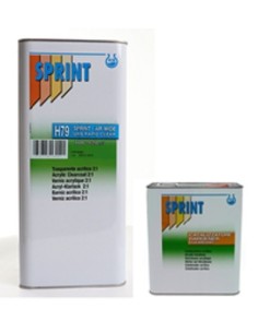 KIT BARNIZ H79 UHS SECADO RAPIDO AIR-WIDE 5L VOC 420. 2:1:0%  + Catalizador  2,5 L.