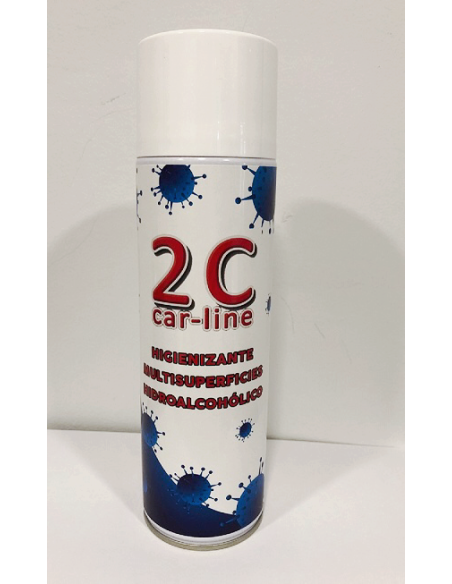 SPRAY 2C HIGIENIZANTE MULTISUPERFICIES HIDROALCOHOLICO 80% 500 ml.