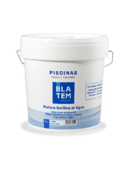 PINTURA PISCINAS BLATEM AL AGUA AZUL INTENSO 5 KG