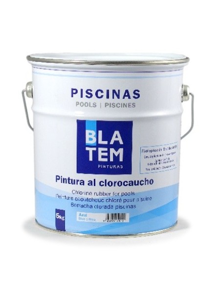 PINTURA PISCINAS BLATEM CLOROCAUCHO AZUL INTENSO 5 KG